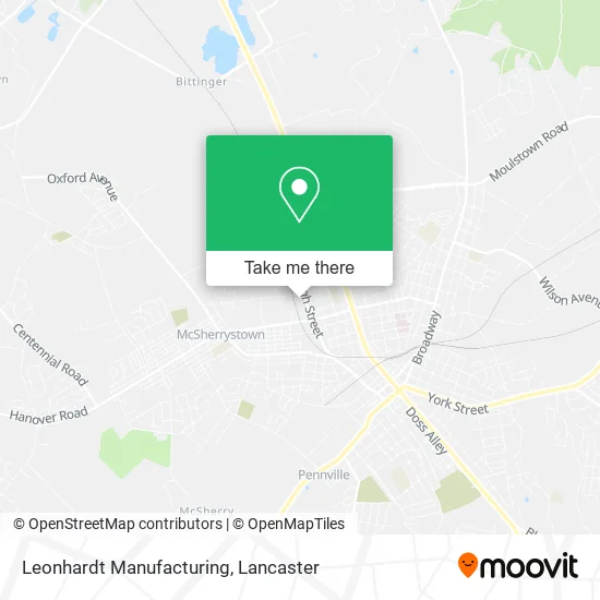 Leonhardt Manufacturing map
