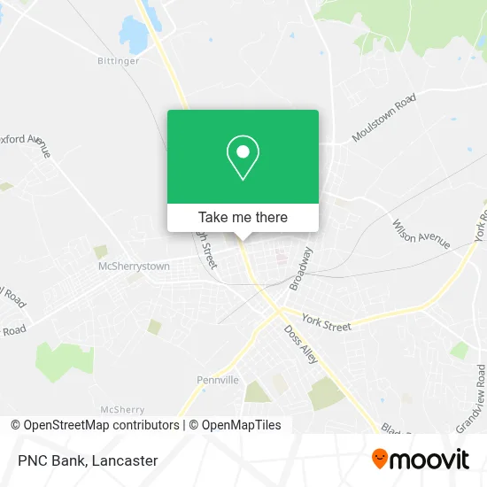 PNC Bank map