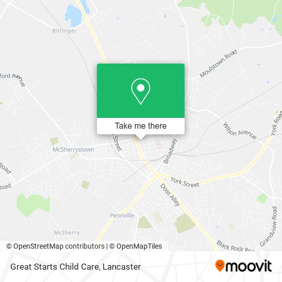 Mapa de Great Starts Child Care