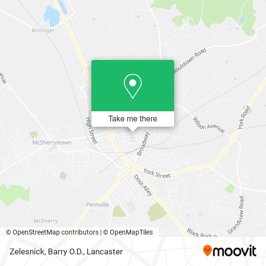 Zelesnick, Barry O.D. map