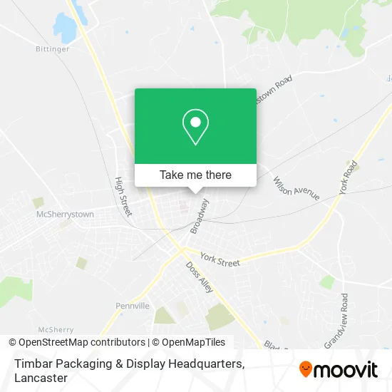 Timbar Packaging & Display Headquarters map