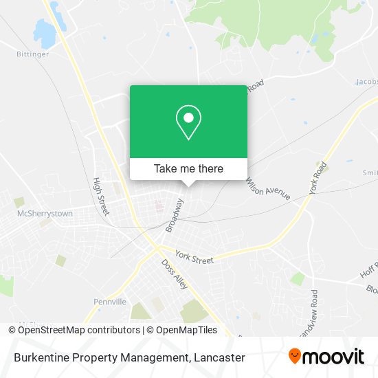 Burkentine Property Management map