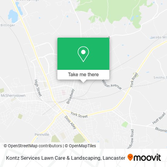 Mapa de Kontz Services Lawn Care & Landscaping