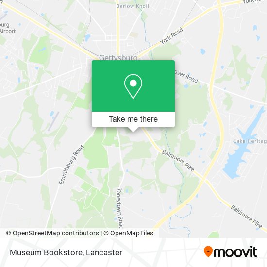 Mapa de Museum Bookstore