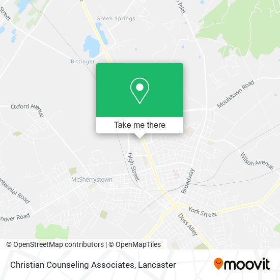 Christian Counseling Associates map