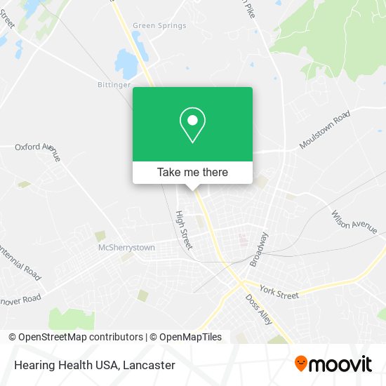 Hearing Health USA map