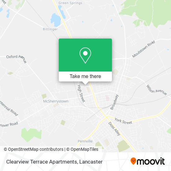 Mapa de Clearview Terrace Apartments