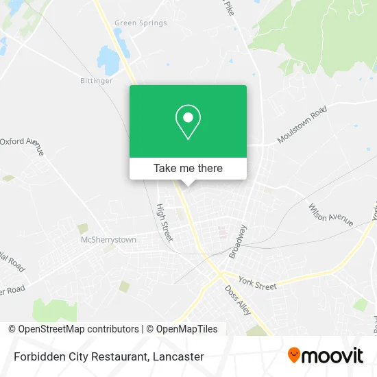 Forbidden City Restaurant map