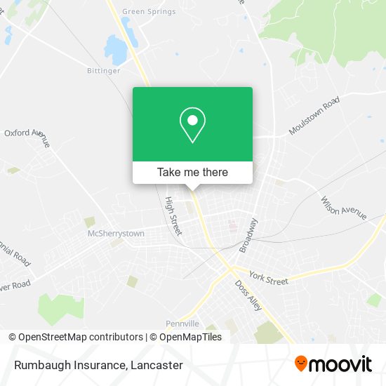 Rumbaugh Insurance map