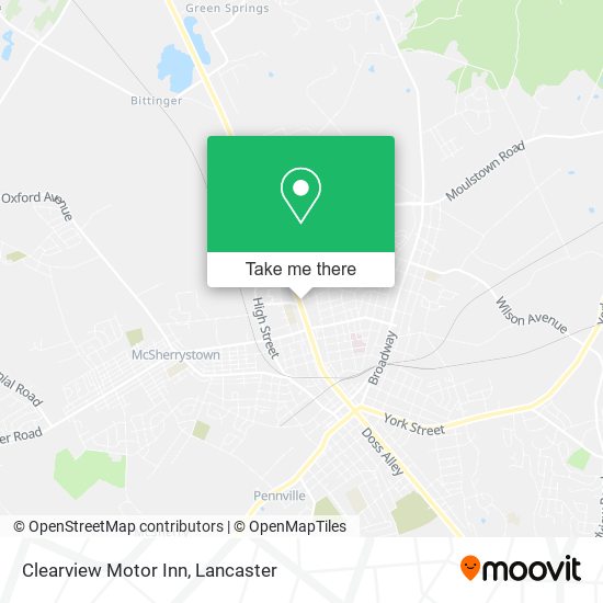 Mapa de Clearview Motor Inn