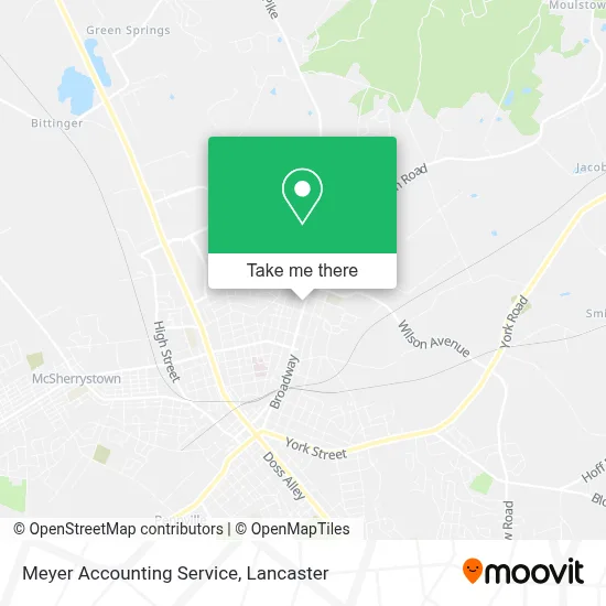Meyer Accounting Service map