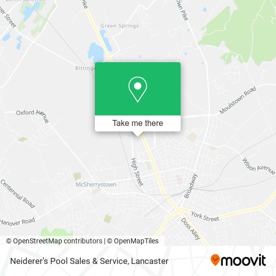 Neiderer's Pool Sales & Service map