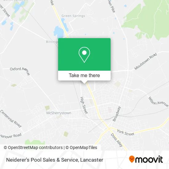 Neiderer's Pool Sales & Service map