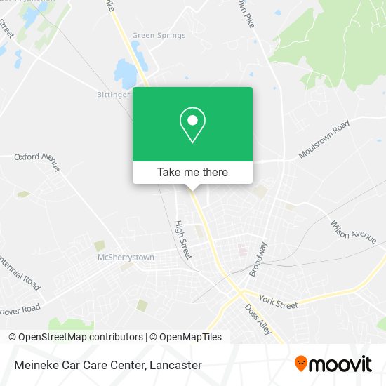 Mapa de Meineke Car Care Center