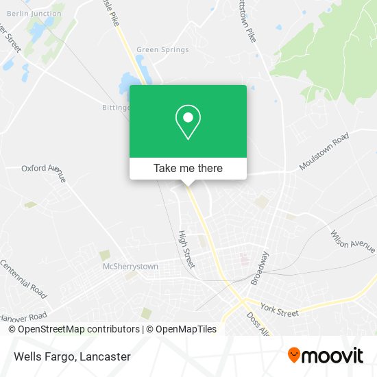 Mapa de Wells Fargo