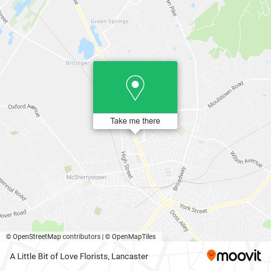 Mapa de A Little Bit of Love Florists