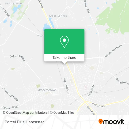 Parcel Plus map