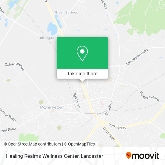 Mapa de Healing Realms Wellness Center