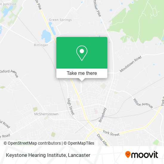 Keystone Hearing Institute map