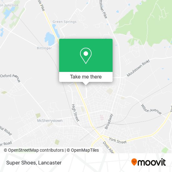 Mapa de Super Shoes