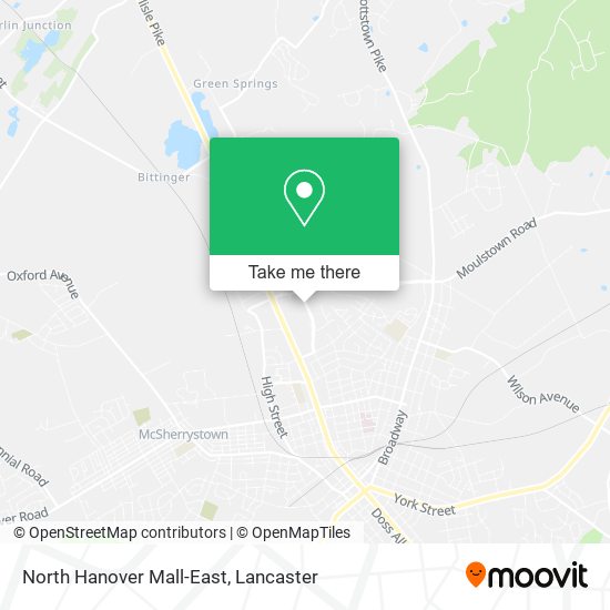 North Hanover Mall-East map