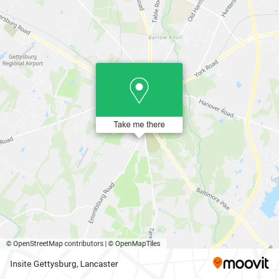 Insite Gettysburg map