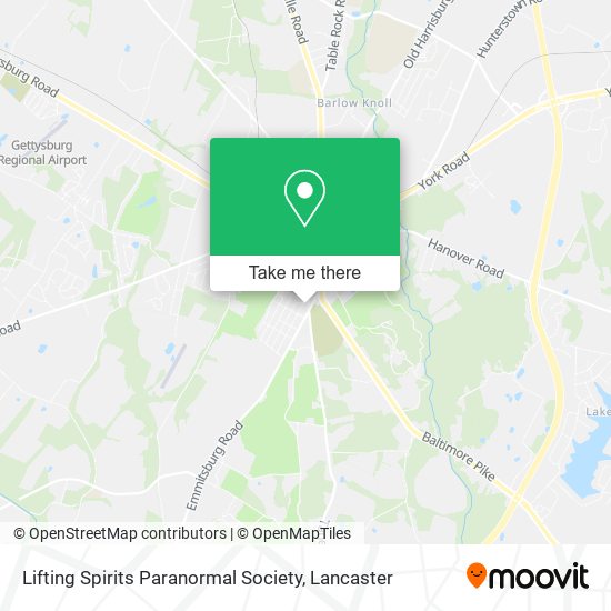 Mapa de Lifting Spirits Paranormal Society
