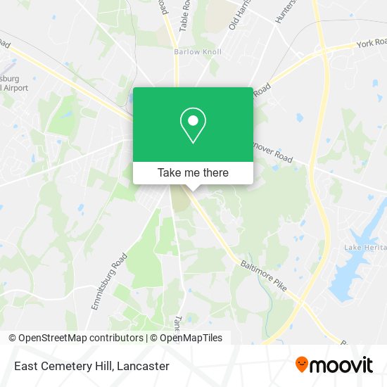 Mapa de East Cemetery Hill