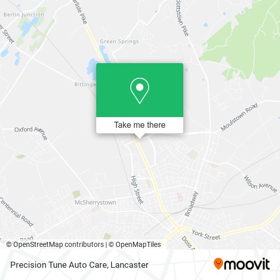 Precision Tune Auto Care map