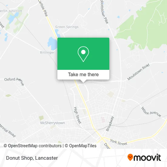 Donut Shop map