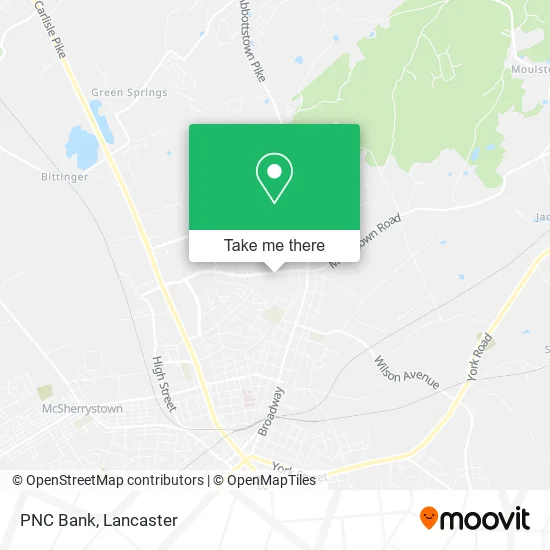 PNC Bank map