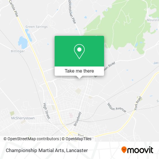 Mapa de Championship Martial Arts