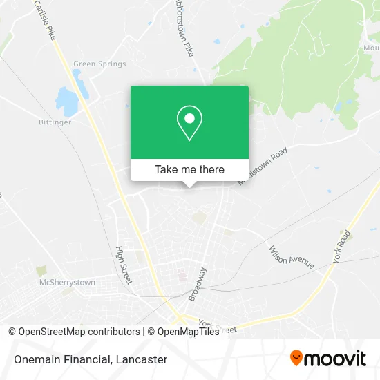Onemain Financial map