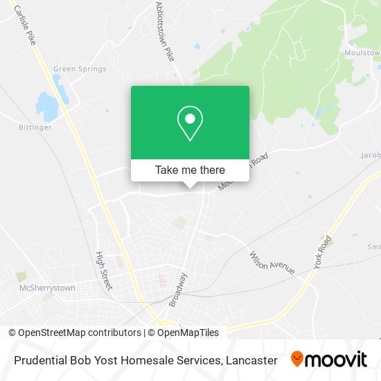 Mapa de Prudential Bob Yost Homesale Services