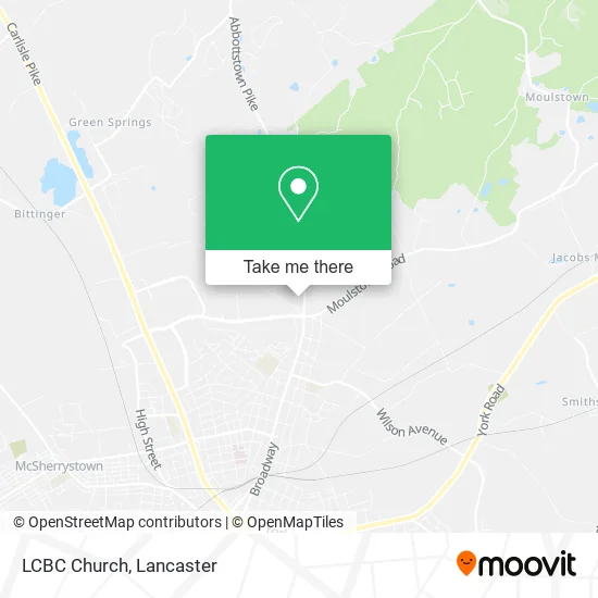 LCBC Church map