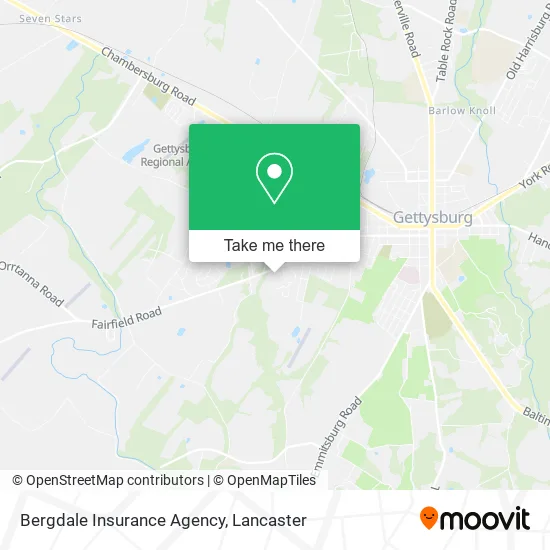 Bergdale Insurance Agency map