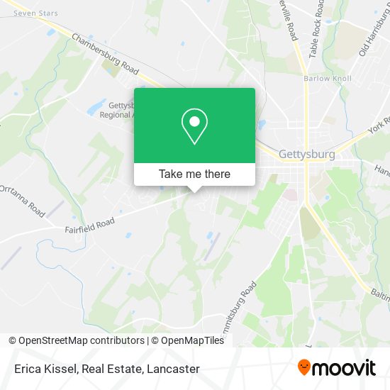 Erica Kissel, Real Estate map