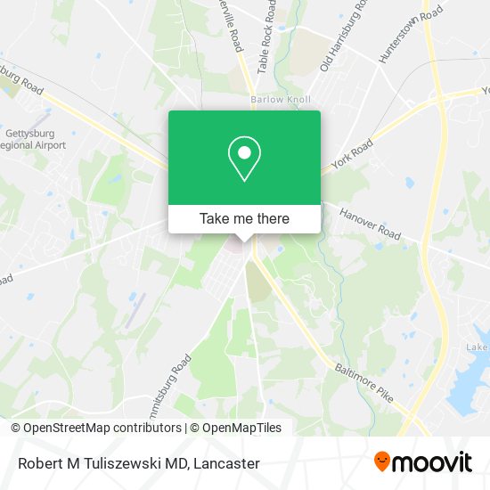 Robert M Tuliszewski MD map