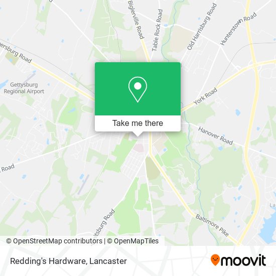 Mapa de Redding's Hardware
