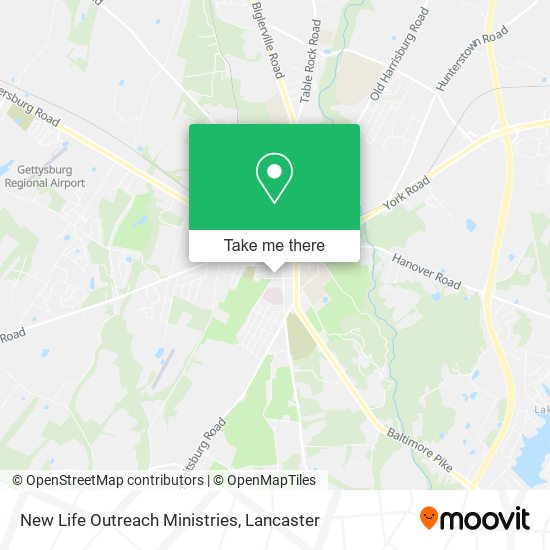 Mapa de New Life Outreach Ministries