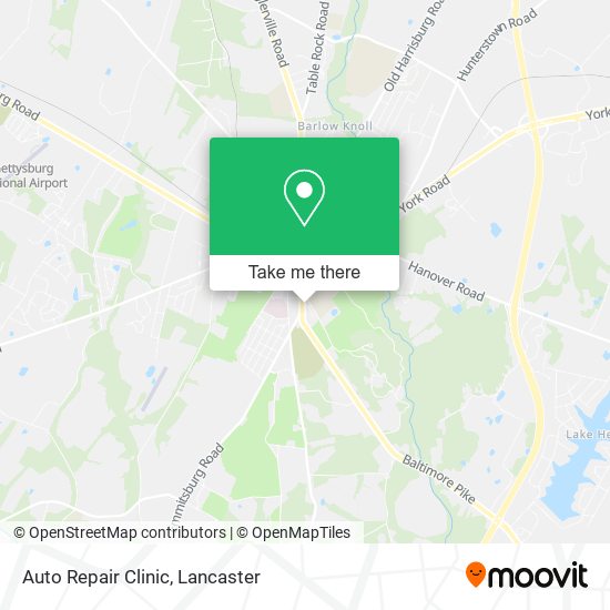 Auto Repair Clinic map