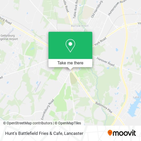 Mapa de Hunt's Battlefield Fries & Cafe