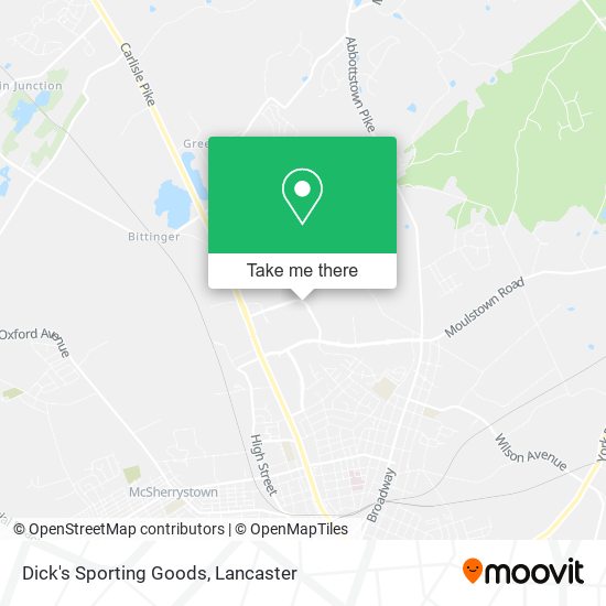 Dick's Sporting Goods map