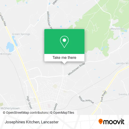 Josephines Kitchen map