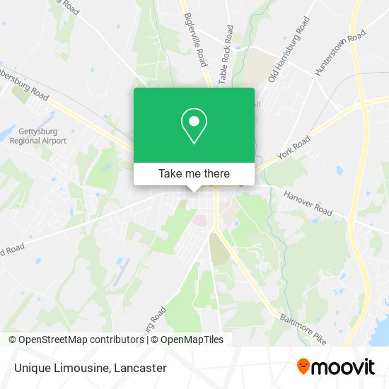 Mapa de Unique Limousine