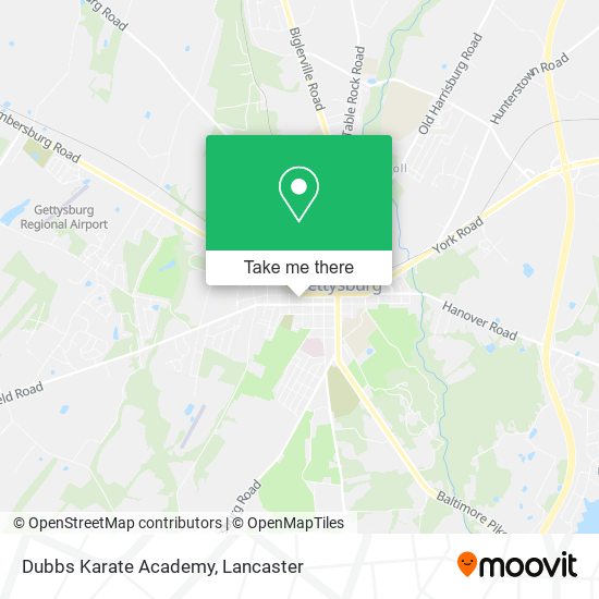 Dubbs Karate Academy map