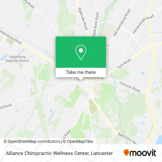 Alliance Chiropractic Wellness Center map