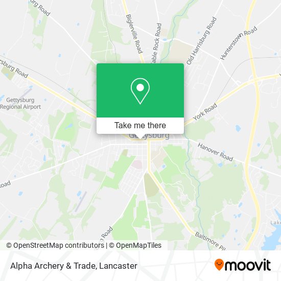 Mapa de Alpha Archery & Trade