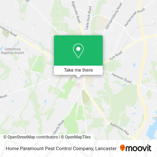 Home Paramount Pest Control Company map