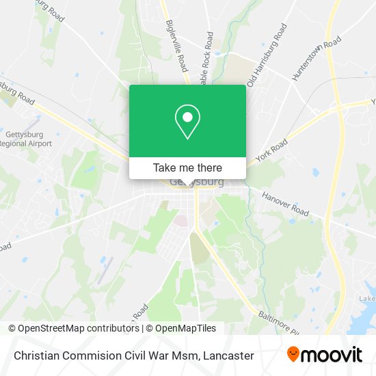 Christian Commision Civil War Msm map